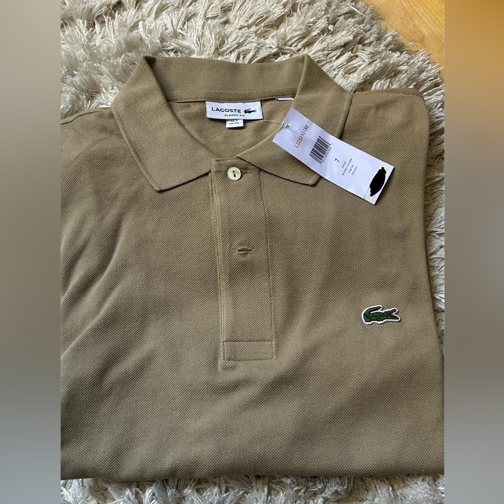 Lacoste Khaki Polo Shirt